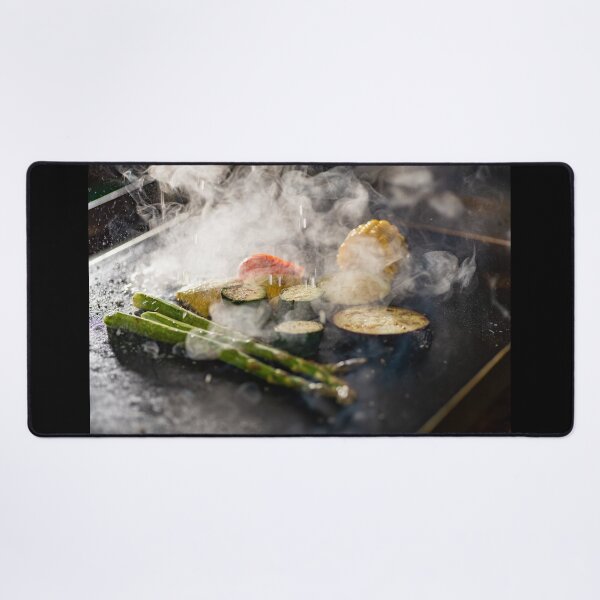 Item preview, Asparagus, courgettes, paprika and corn cooked on a hot griddle designed and sold by AlbertMi.
