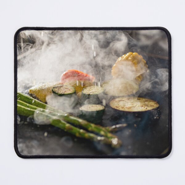 Item preview, Asparagus, courgettes, paprika and corn cooked on a hot griddle designed and sold by AlbertMi.