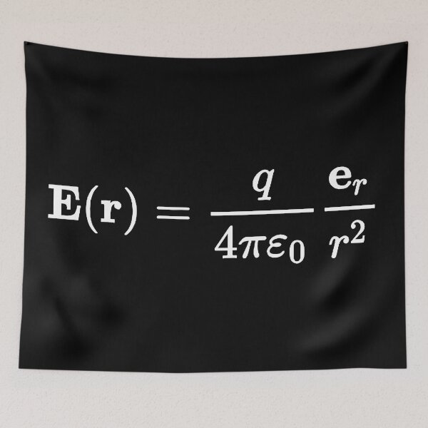 Item preview, Electric field from an electric charge, electromagnetism and physics designed and sold by NoetherSym.