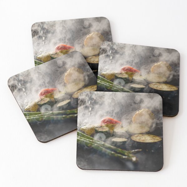 Item preview, Asparagus, courgettes, paprika and corn cooked on a hot griddle designed and sold by AlbertMi.