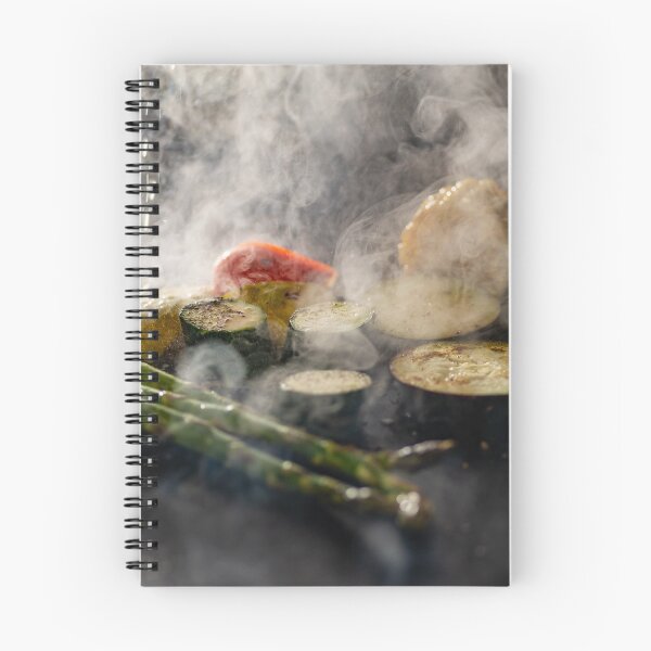 Item preview, Asparagus, courgettes, paprika and corn cooked on a hot griddle designed and sold by AlbertMi.