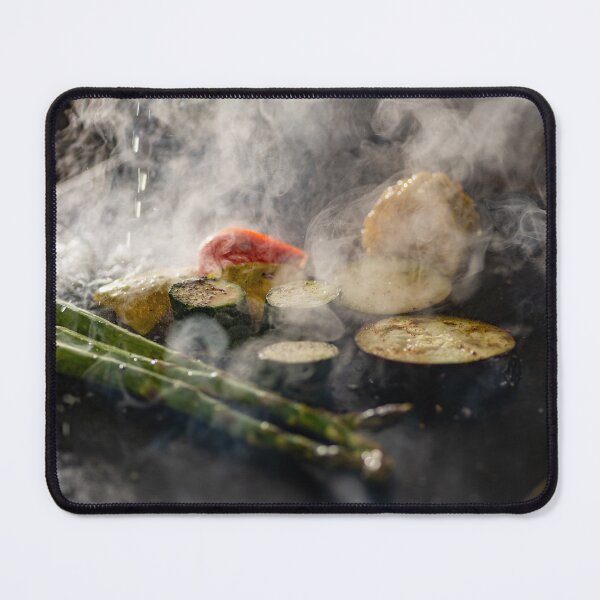 Item preview, Asparagus, courgettes, paprika and corn cooked on a hot griddle designed and sold by AlbertMi.