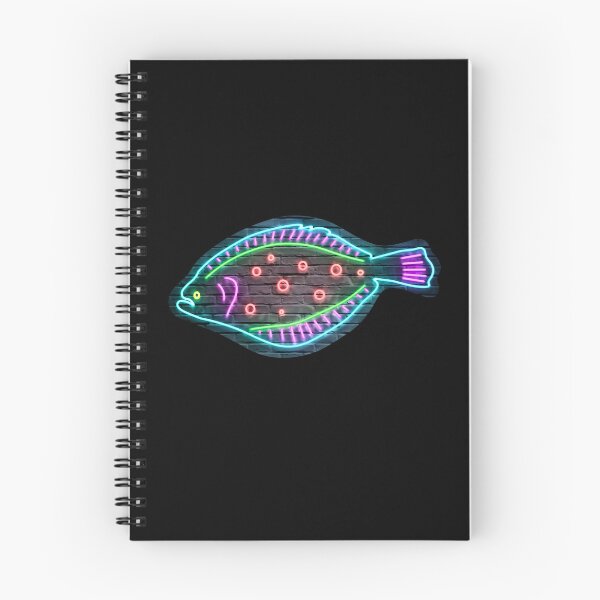 Item preview,  Summer Flounder (Fluke) Neon Design Print  designed and sold by designsasstultd.