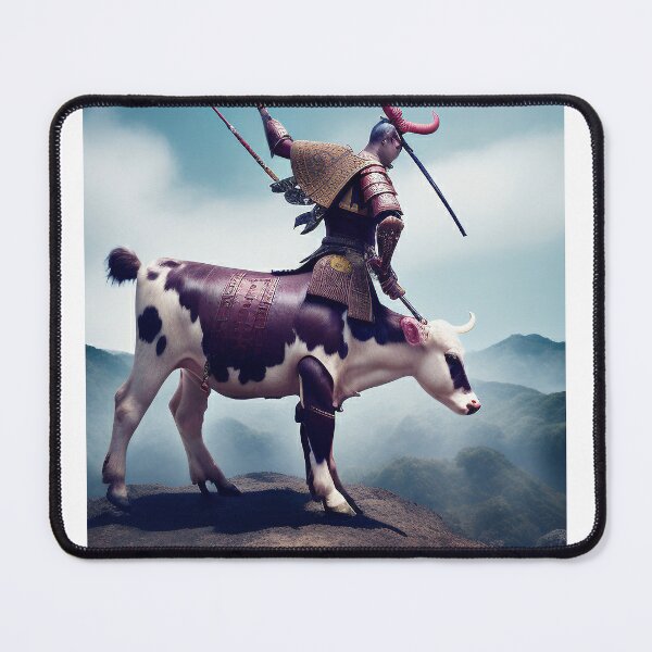 Item preview, The Japanese Zodiac Cow Samurai designed and sold by CreepyDesigns.