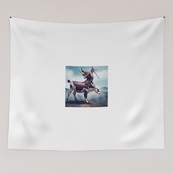 Item preview, The Japanese Zodiac Cow Samurai designed and sold by CreepyDesigns.