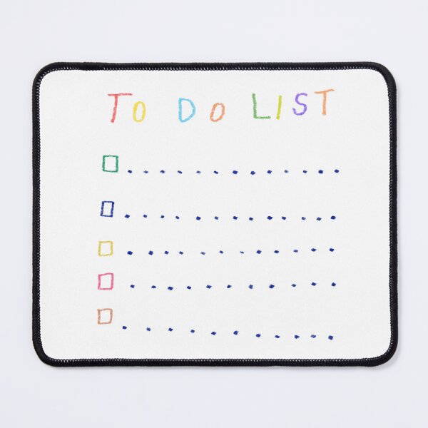 Item preview, To do list Memo Colorful Hand lettering Reminder Planner Doodle Art Things to do  designed and sold by DotLinePlane.