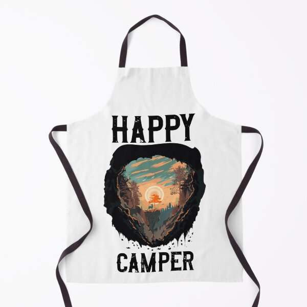 Item preview, Happy camper, Bohemian style camping adventure, cute camping sunset  designed and sold by HomeCoquette.