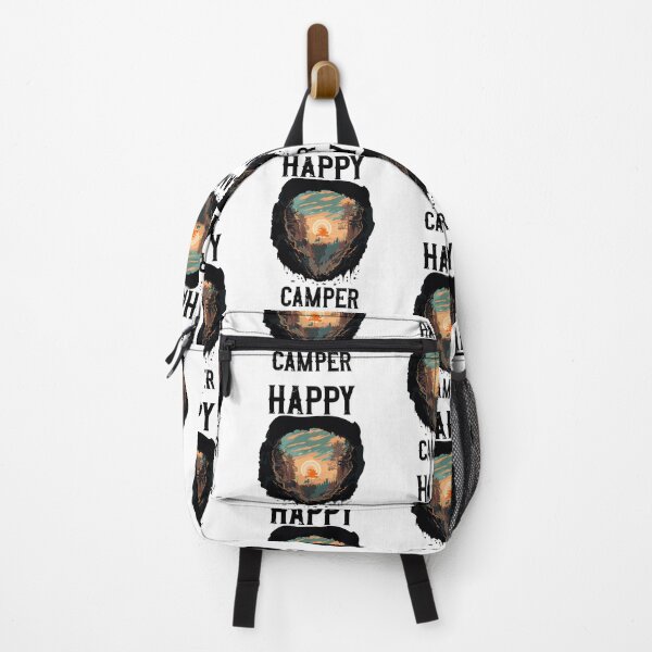 Item preview, Happy camper, Bohemian style camping adventure, cute camping sunset  designed and sold by HomeCoquette.