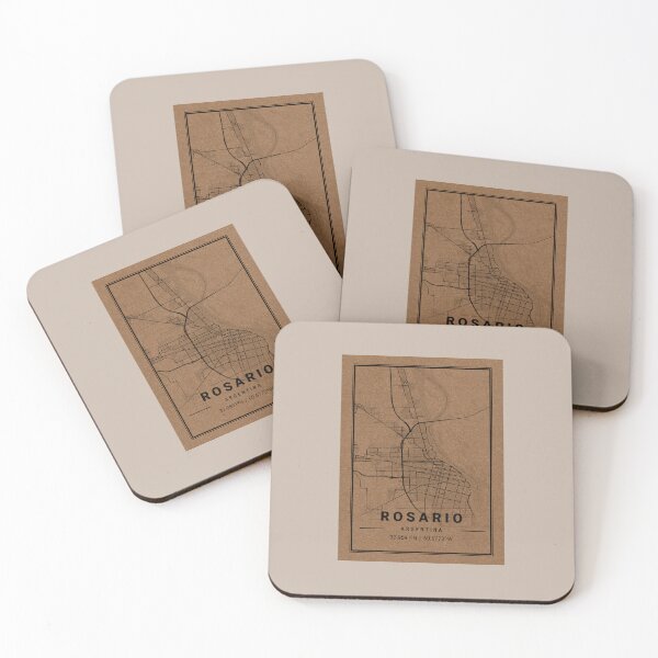 Item preview, Rosario Vintage City Map-Gift For Traveler designed and sold by InspireShop.