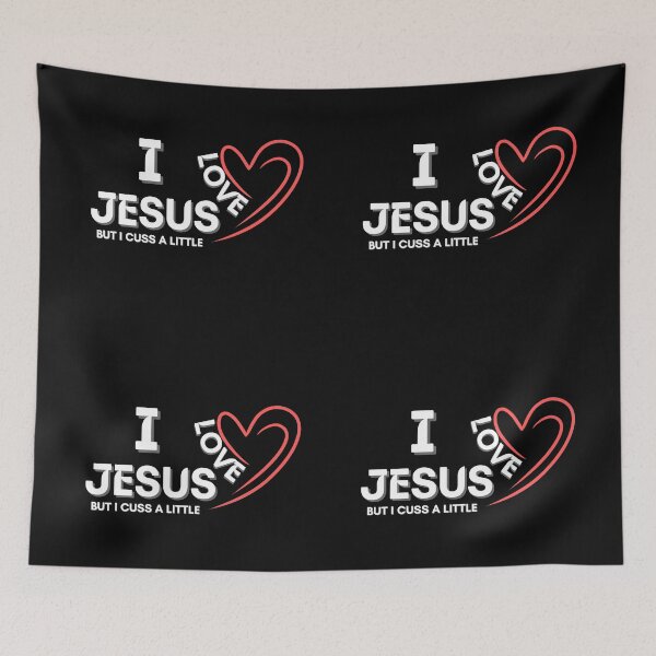 Item preview, I Love Jesus But I Cuss A Little designed and sold by NikkosDesigns.