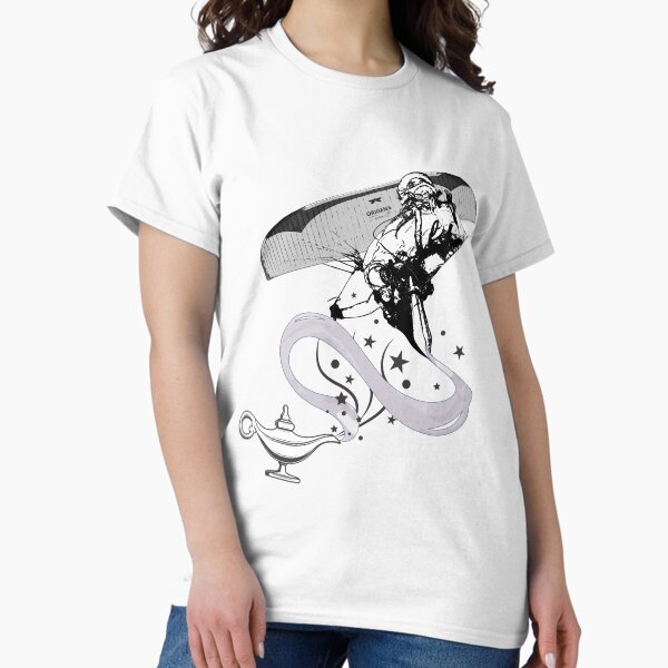 Magic lamp paragliding flight Classic T-Shirt