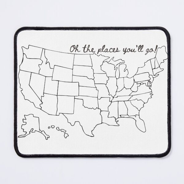 Item preview, USA Travel Map - Oh the Places You'll Go!  designed and sold by CardensGardens.