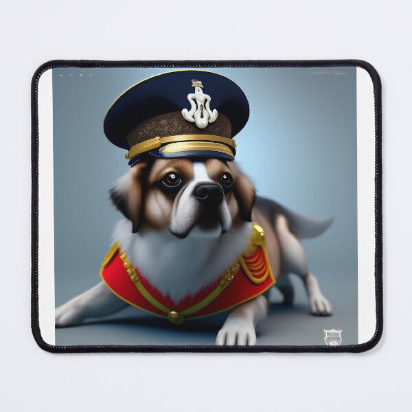 Item preview, The Doggy Dog Naval Officer designed and sold by CreepyDesigns.