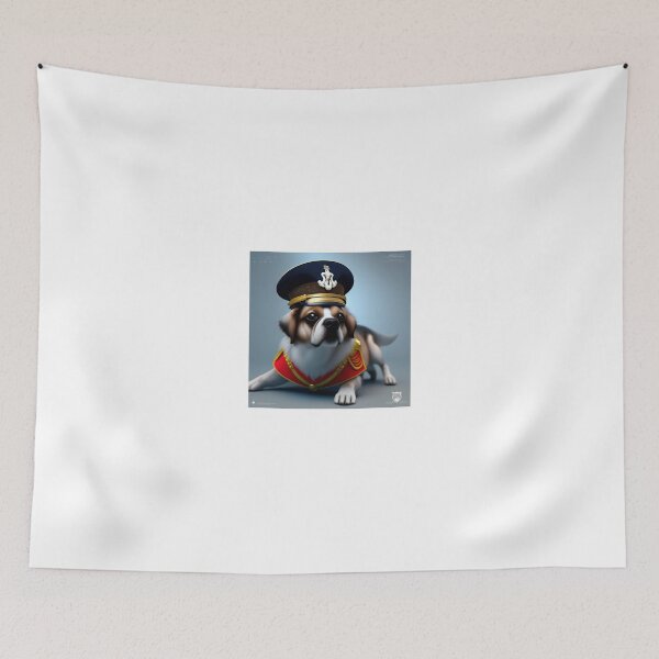 Item preview, The Doggy Dog Naval Officer designed and sold by CreepyDesigns.