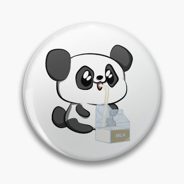 Item preview, Panda Holding Milk Carton designed and sold by DreamFruit11.