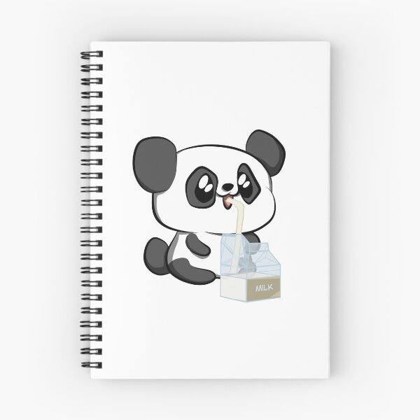 Item preview, Panda Holding Milk Carton designed and sold by DreamFruit11.