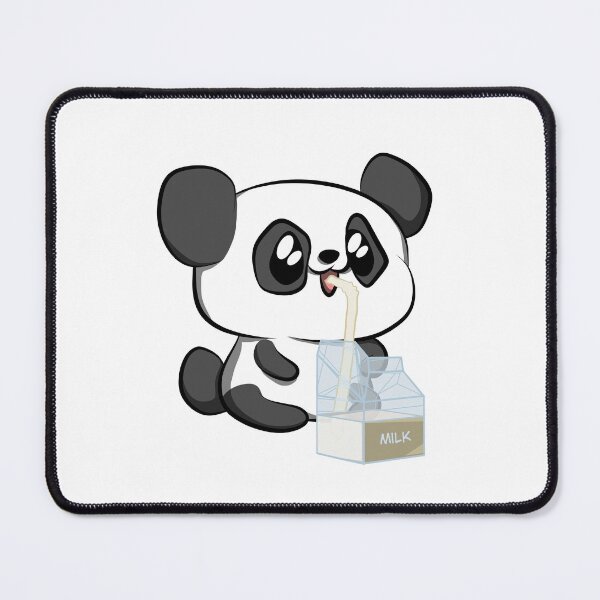 Item preview, Panda Holding Milk Carton designed and sold by DreamFruit11.
