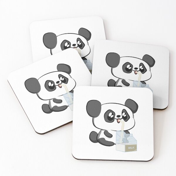 Item preview, Panda Holding Milk Carton designed and sold by DreamFruit11.