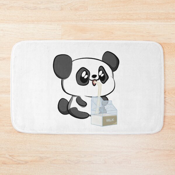 Item preview, Panda Holding Milk Carton designed and sold by DreamFruit11.