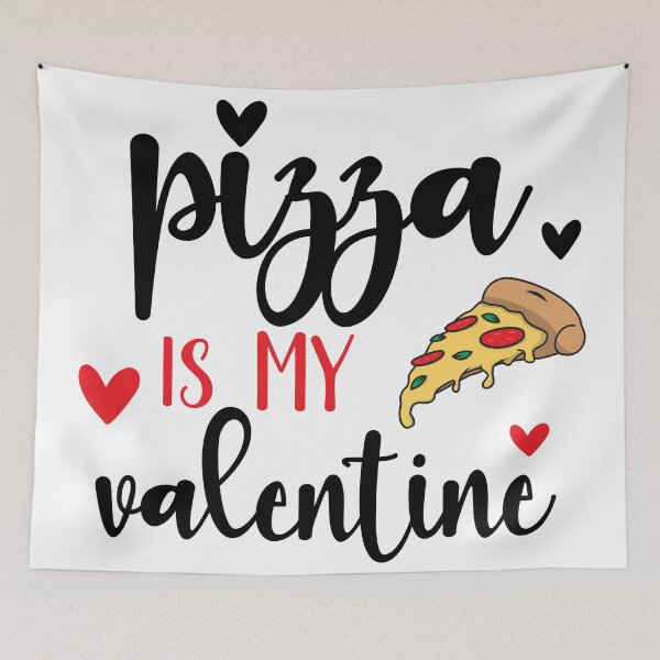 Item preview, Pizza Is My Valentine designed and sold by OlivDesignsCo.