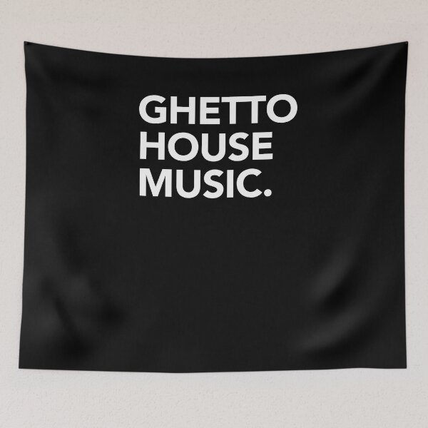 Item preview, Ghetto House Music Minimalist Booty House Chicago Juke designed and sold by SuperFreshArt.
