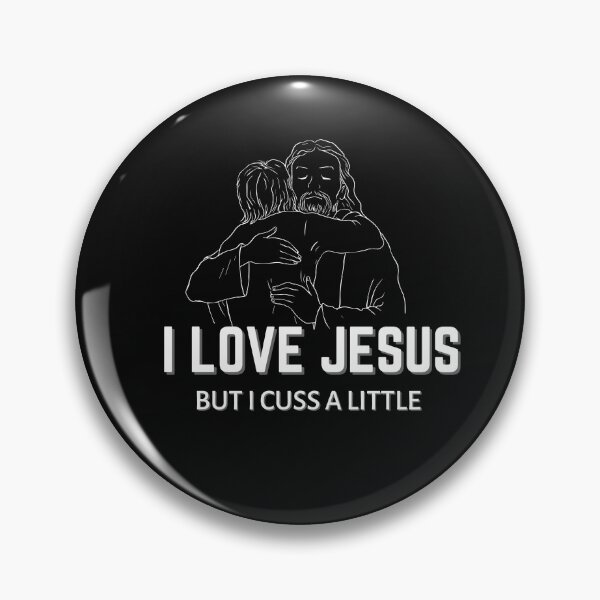 Item preview, Copy of I Love Jesus But I Cuss A Little designed and sold by NikkosDesigns.