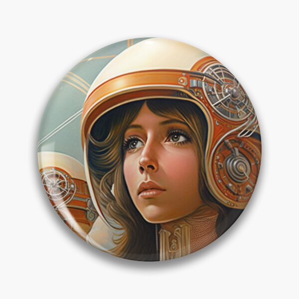 Item preview, Retro Futuristic Pilots designed and sold by RetroPunkFuture.