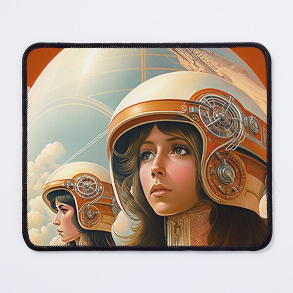 Item preview, Retro Futuristic Pilots designed and sold by RetroPunkFuture.