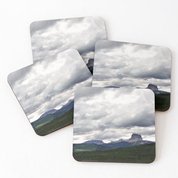 Item preview, Distant Chief Mountain with Moody Sky designed and sold by Vivar Photo.