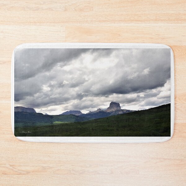 Item preview, Distant Chief Mountain with Moody Sky designed and sold by Vivar Photo.