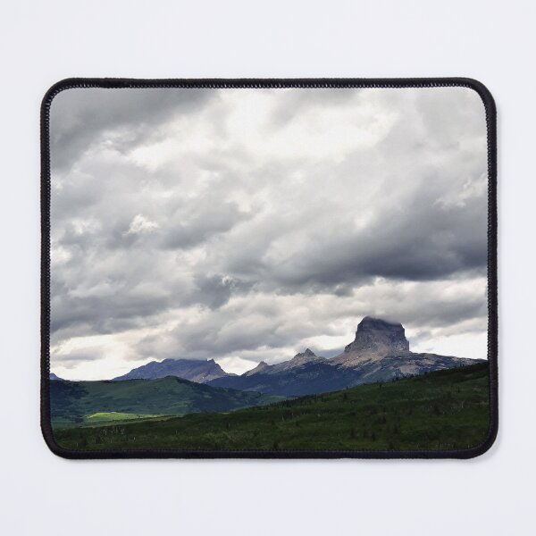 Item preview, Distant Chief Mountain with Moody Sky designed and sold by Vivar Photo.