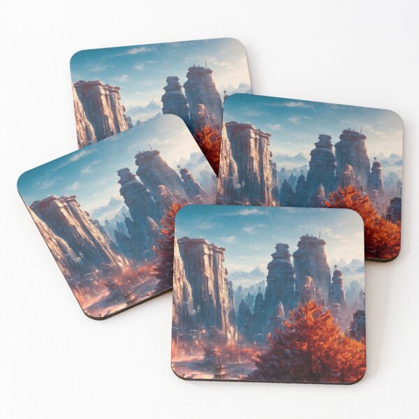 Item preview, Ancestral Mountains designed and sold by HoseArt.