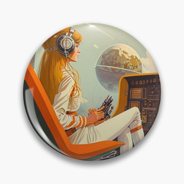 Item preview, Retro Futuristic Cockpit designed and sold by RetroPunkFuture.