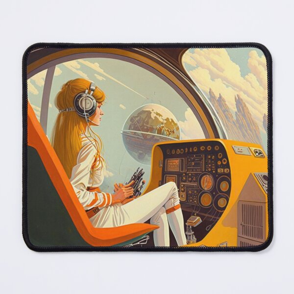 Item preview, Retro Futuristic Cockpit designed and sold by RetroPunkFuture.