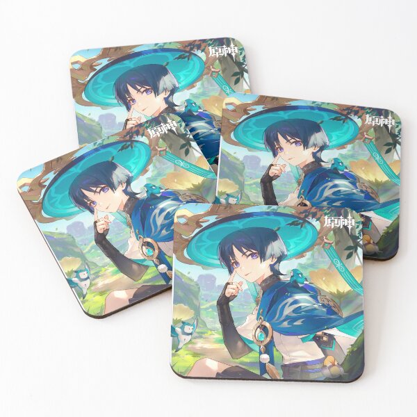 Item preview, Genshin Impact - Scaramouche Official Birthday Artwork 20223 designed and sold by Krimsy.