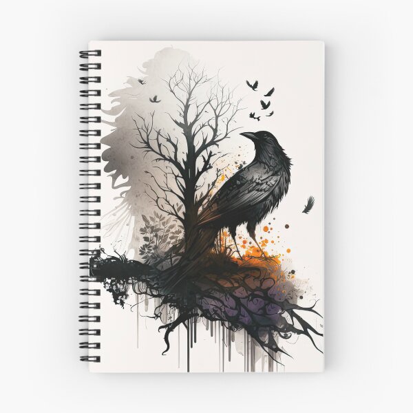 Item preview, A raven spying in a tree designed and sold by Cydermann.