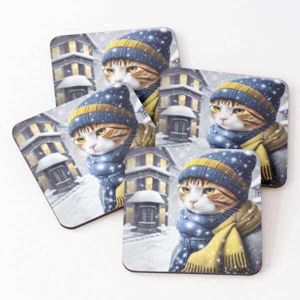 Item preview, Cat in Courchevel designed and sold by Julia Rudens.