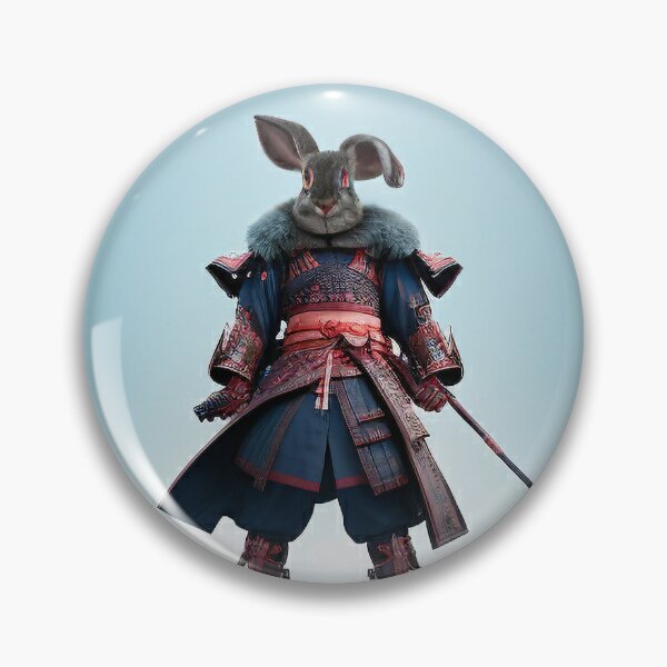 Item preview, The Japanese Zodiac Rabbit Samurai designed and sold by CreepyDesigns.