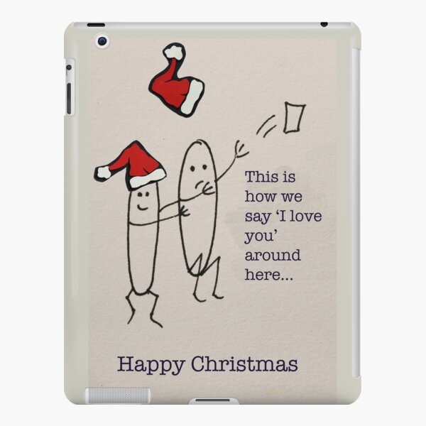 This is how we say I love you around here... iPad Snap Case