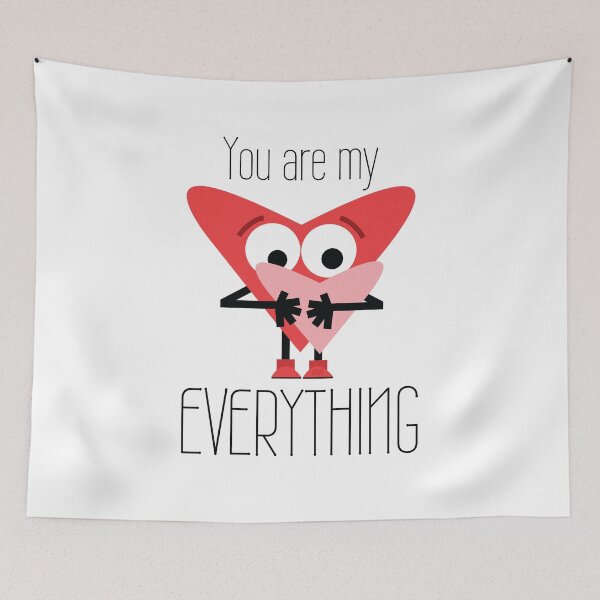 Item preview, You Are My Everything. Hugging Hearts Special Vday Romantic Birthday Anniversary Big Hug Love  designed and sold by doseofwin.