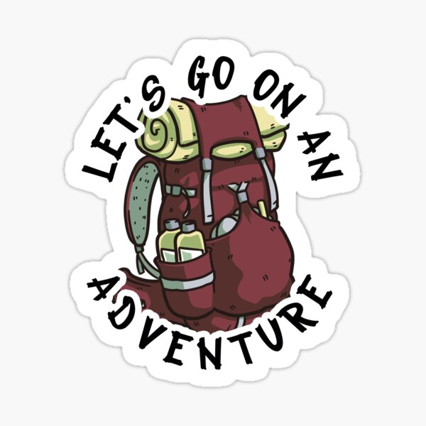 Item preview, Let's Go On An Adventure! - Backpacking pack designed and sold by Ripley LaCross.
