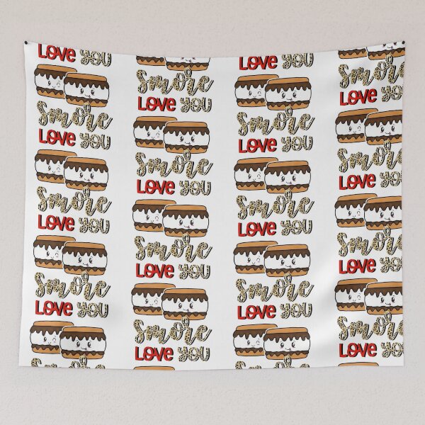 Item preview, Love You S’more Valentine Leopard Print designed and sold by FortuneCookieTs.