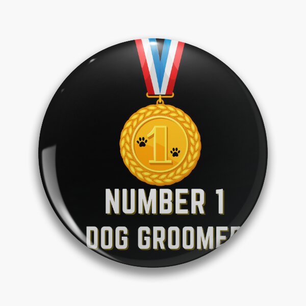 Item preview, Number 1 Dog Groomer Medal designed and sold by Imemewell.