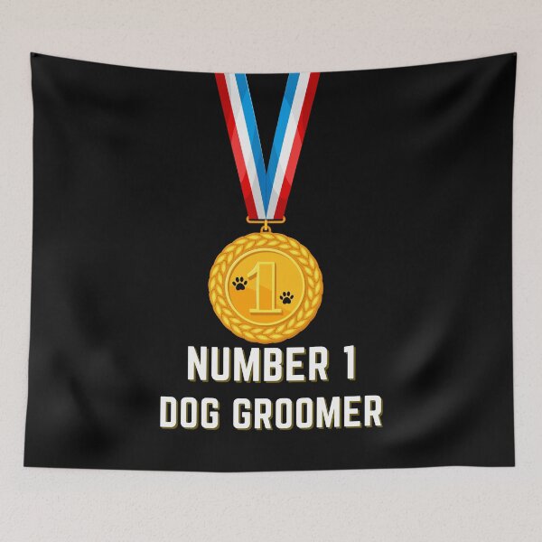 Item preview, Number 1 Dog Groomer Medal designed and sold by Imemewell.