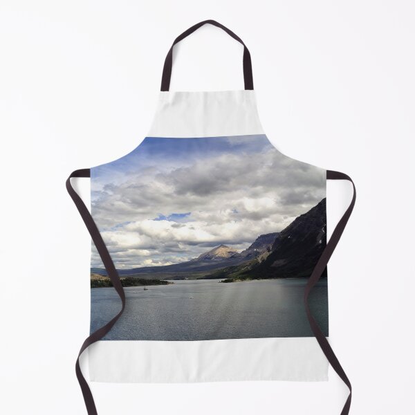 Item preview, Small Boat Sailing Past Wild Goose Island, St Mary Lake designed and sold by Vivar Photo.