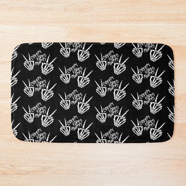 Item preview, Creepy Vibes Always Black & white designed and sold by The Tinfoil Mafia .