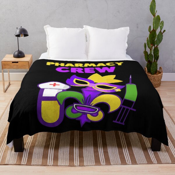 Item preview, Pharmacy Crew Funny Beads Mardi Gras Costume Pharmacy Squad Gift designed and sold by TMelonShop.