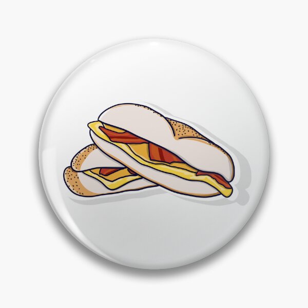 Item preview, Bacon egg and cheese on an everything bagel designed and sold by Nikknakks.