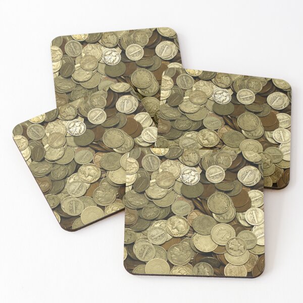 Item preview, Nickels, Dimes, cents, coins designed and sold by coinsxcrochet.