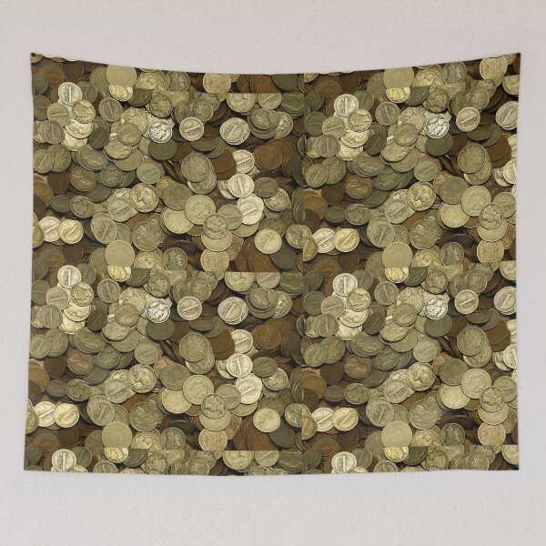 Item preview, Nickels, Dimes, cents, coins designed and sold by coinsxcrochet.